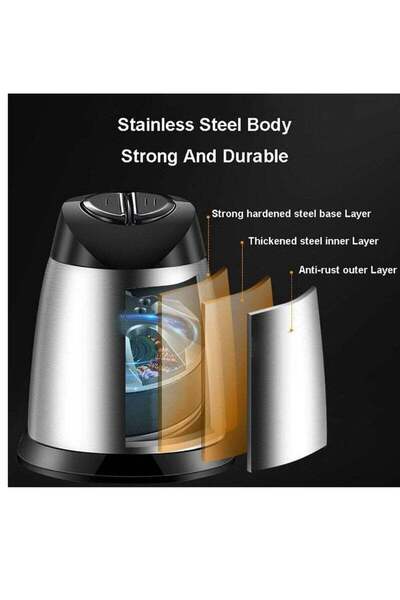 Generic 2 Speed Stainless Steel 3 Litre Meat Grinder/Chopper/Food Processor/Mincer 400W Silver/Black