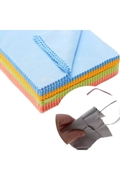 CRM Set of 100 microfiber cleaning wipes, CRM, ideal for glasses, screens and sensitive lenses, multicol