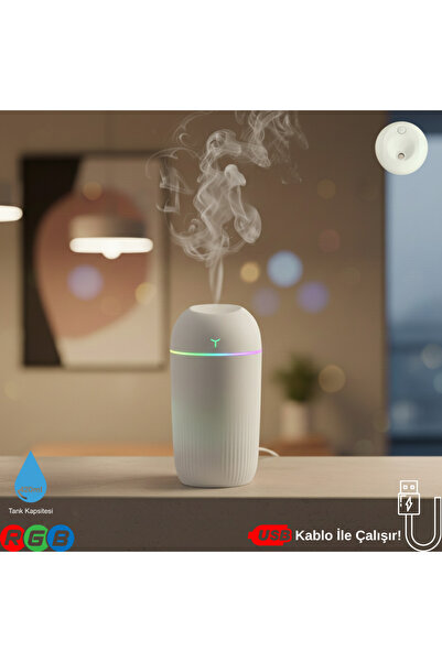 Genel Markalar 420ML RGB Işıklı Mini Sessiz USB Hava Nemlendirici & Aroma Dif...