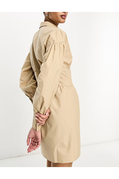 Evendi Short dress, Brown