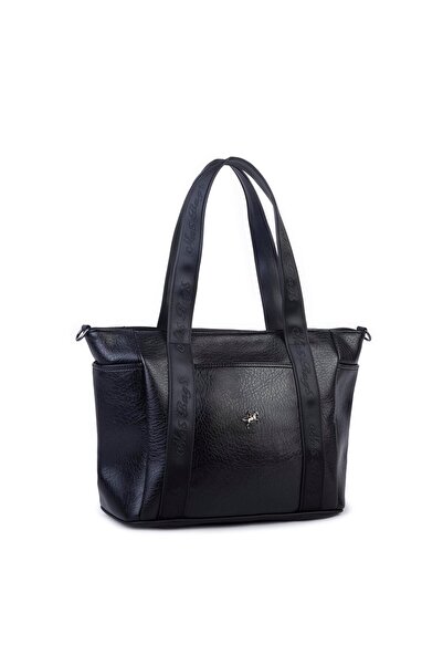 Nas Bag Women's Extra Large Shoulder Bag and Sports Bag (46X36 cm) Black Victoria