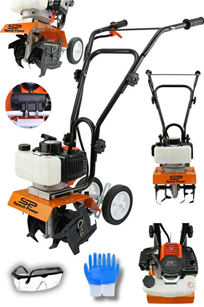 Spech Power Yüksek Performanslı 3 hp Benzinli Mini Çapalama Makinesi
