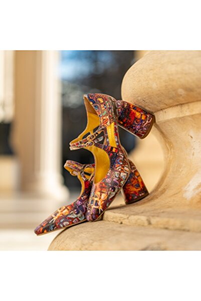 CONDUR by alexandru Women's Shoes With Thick Heels Fantasy Gaudi