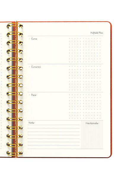 Meli Melek Melimelek Planner Orange (Paperback) - Ceyda Düvenci