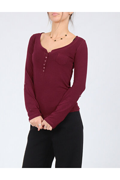 Evendi Blouse, Burgundy