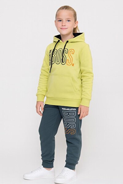 STITCH by MH Girls' Athleisure Hoodie & Joggers Tracksuit Set