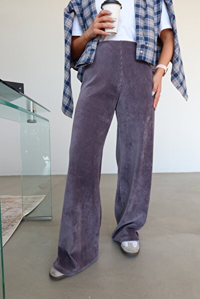 Özge Özgenç Παντελόνι από βελούδο κοτλέ