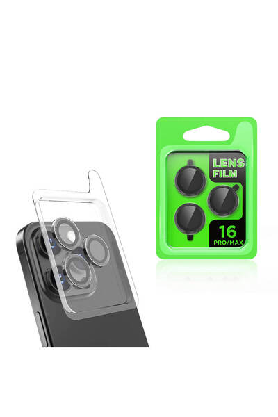 zore واقي عدسة الكاميرا من ابل ايفون 16 برو MRSA CL-07 - اسود