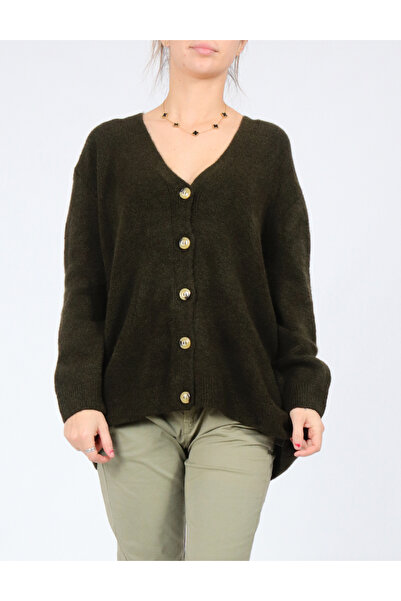 Evendi Oversized cardigan, green