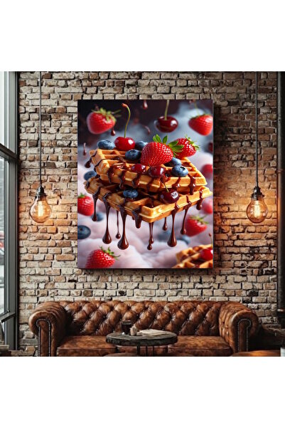 WAFFLE V4 CAFE RESTAURANT SHOP Decoration Canvas Painting