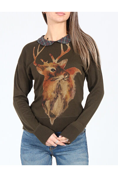 Evendi Blouse, Khaki