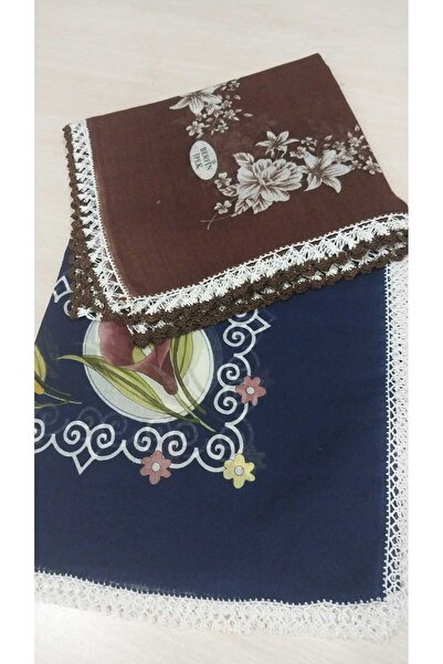 Papatyam 90 X 90 Four-Sided Embroidered Cotton Crochet Embroidered Writing Pad