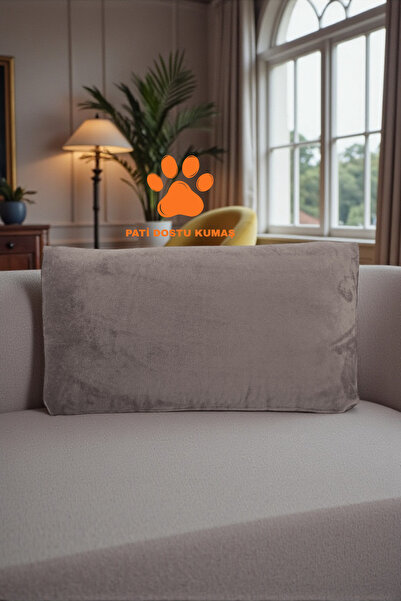 AYPETEKS Pati Dostu Kırlent Kılıfı - Kahverengi Koltuk Sırt Minder Kılıfı -Büyük Sırt Kırlent Kılıfı