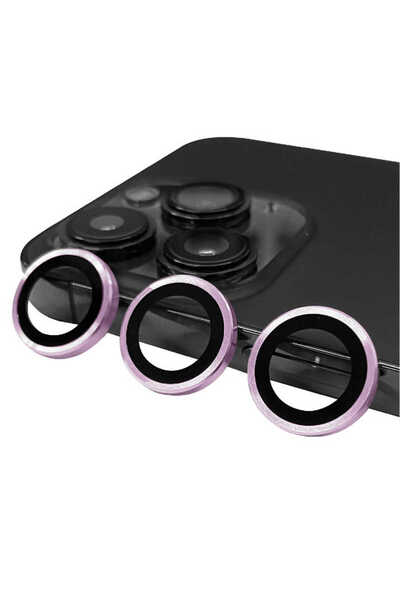 zore واقي كاميرا MRSA CL-07 متوافق مع هاتف iPhone 14 Pro Max - أرجواني