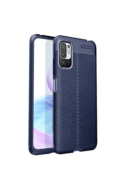 zore غطاء سيليكون MRSA Niss لهاتف Poco M3 Pro - أزرق داكن