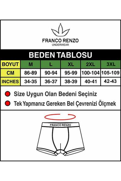 FRANCO RENZO Stretch Fabric 3-Pack Premium Box Cotton Boxers - Khaki - Anthracite - Gray