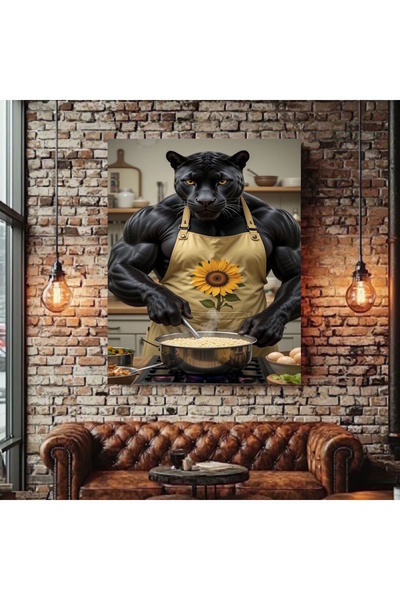 özkacar KASLI JAGUAR CHEF CAFE RESTORANT MAGAZIN Tablou decorativ pe pânză