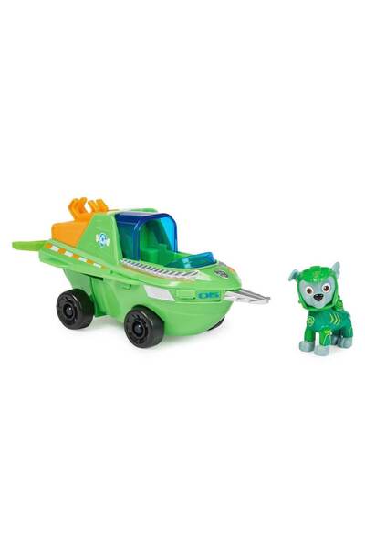 PAW PATROL Aqua Pups Temalı Araç ve Rocky Figür Seti