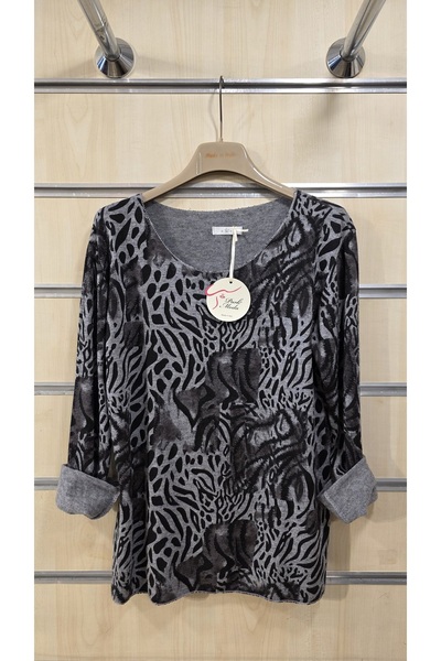 Park Moda Thin Sweater Safari Pattern