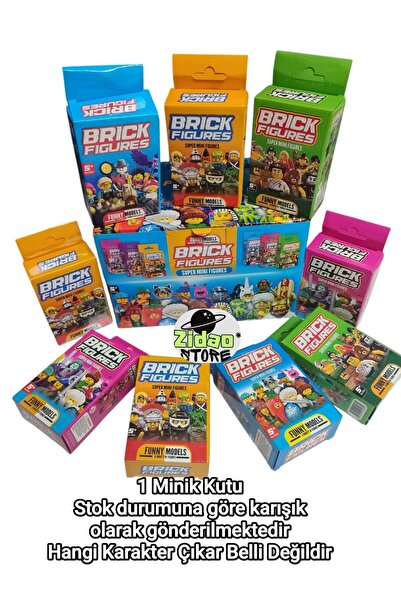 Emrah Gültekin BRICK FIGURES Süper Mini Figür 1 Adet Funny Models 5 Yaş Üzeri...