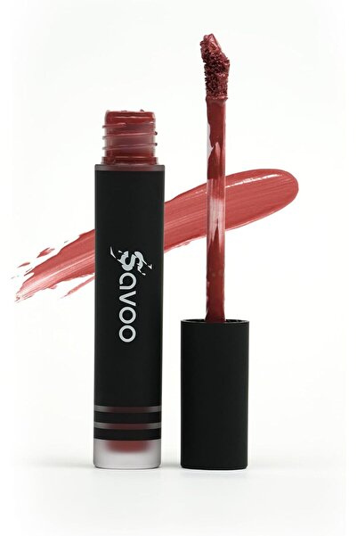 SAVOO Liquid Lipstick (Blush Latte) - Matte, Long-Lasting, Hydrating