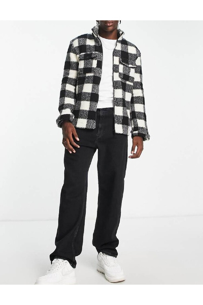 Brave Soul Jacket, White/Black