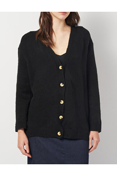Evendi Oversized Cardigan, Black