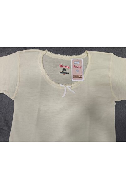 Hasyün %100 yün yarım kol fanila