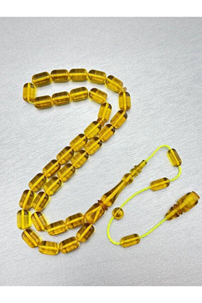 Bülbül Tesbih Ateş Kehribar Blok Zar Tespih