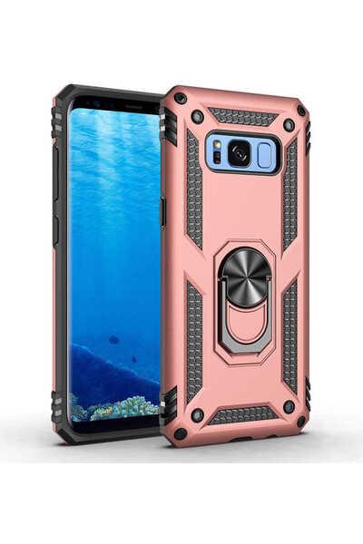 zore Galaxy S8 Case Mrsa Vega Cover - Rose Gold