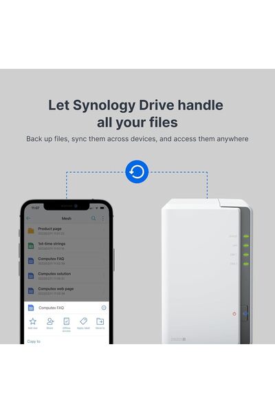SYNOLOGY 2-Bay DiskStati (Diskless)