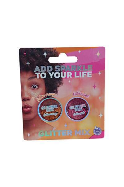 Evendi Set sclipici, Roz/Maro