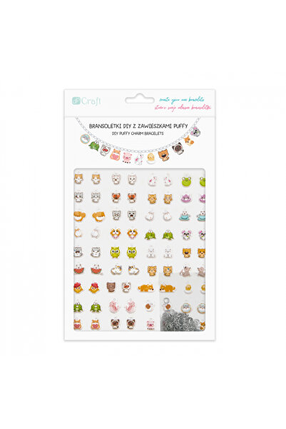 dp Craft Brățări pufoase cu talismane – ANIMALE DRĂGUȚE