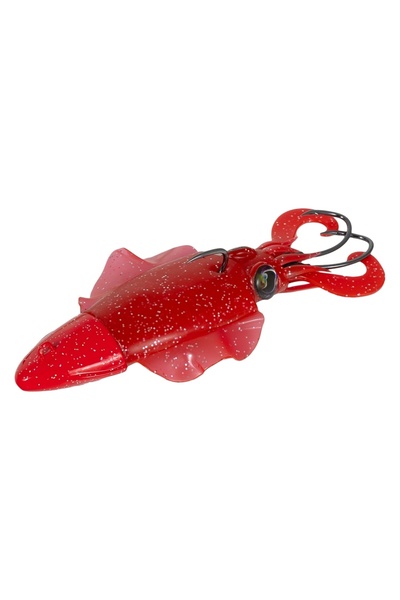 Seabor Cuttle Fish 12cm Kalamar Silikon Yem RED-80 GR
