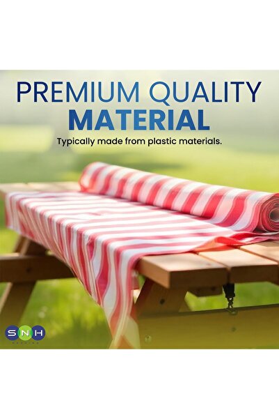 SNH Packing 3 Pack Sufra Roll Anti-Bacterial HDPE Disposable Table Sheet, 0.5 kg, Assorted Colors, P