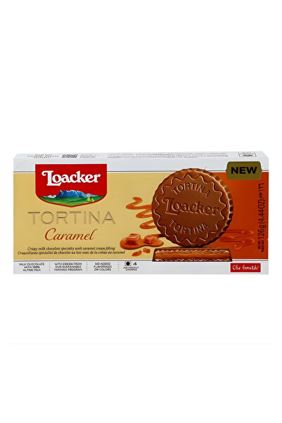 Loacker Tortina Caramel Chocolate Wafers 126g