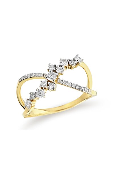 Gold 14K Gold Ring with Diamonds