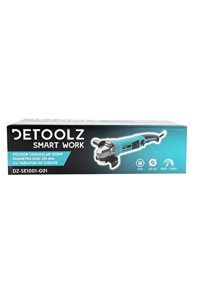 DETOOLZ SMART WORK Angle grinder 1200W, 125mm disc diameter, Blue