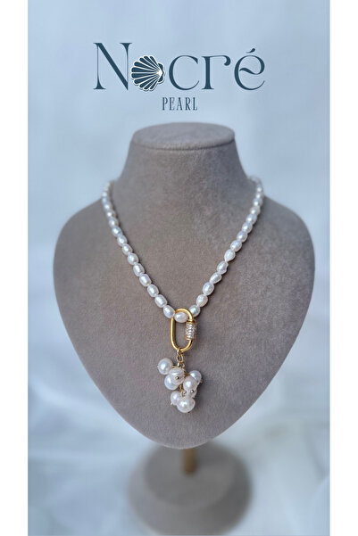 Nacre Pearl Lustre inci Kolye