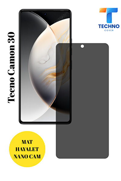 tcover Tecno Camon 30 Hayalet Cam Mat Nano Ekran Koruyucu Darbelere Karşı Day...