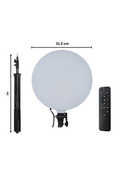 Cosmeticos Panou luminos circular cu LED - PF33 | Diametru 31,5 CM