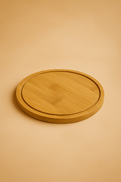 Fhilli Lunin Bamboo Base Transparent Cover Cake Stand Pastry Display and Storage Container Small