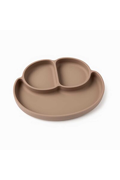 CKM silikon 4-Piece Baby Feeding Set with Beige Baby Napkin