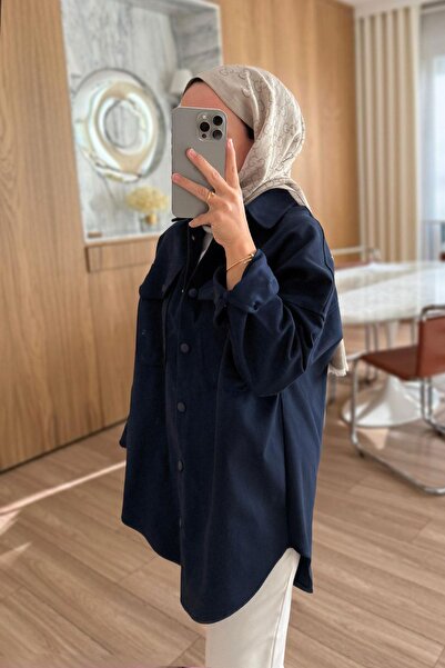 Ka Hijab Μαλακό πουκάμισο - Ναυτικό μπλε