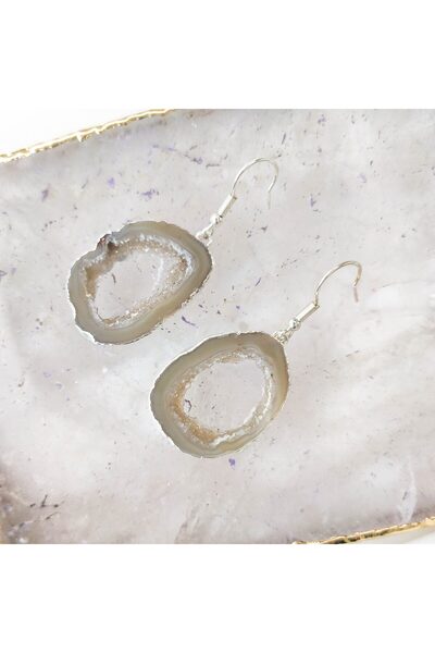 Moonlight Jewelry Earrings "Dune" - Geode