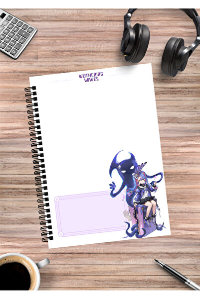 mertfigur Wuthering Waves Anime Spiral Notebook A5 (50 Sheets)