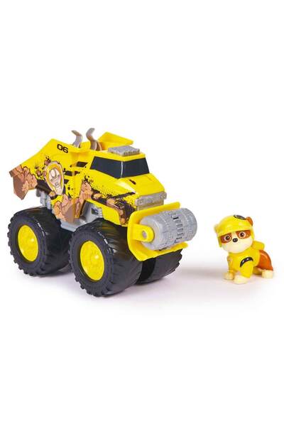 PAW PATROL Rescue Wheels Rubble Figürü ve Kurtarma Aracı Buldozer