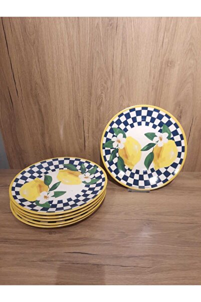 Keramika Serving Plate 26 cm 6 Pieces Patterned