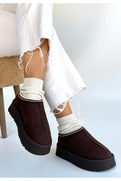 ZENGEZUR MALL Sptrns Foyk Brown Suede Boots (152407) (Size: 37)