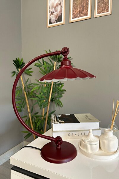 Bamyum Risso Vişne Çürüğü Kuğu Gövde Masa Lambası Dekoratif Abajur Çocuk Odası Başucu Lambası Okuma Lambası